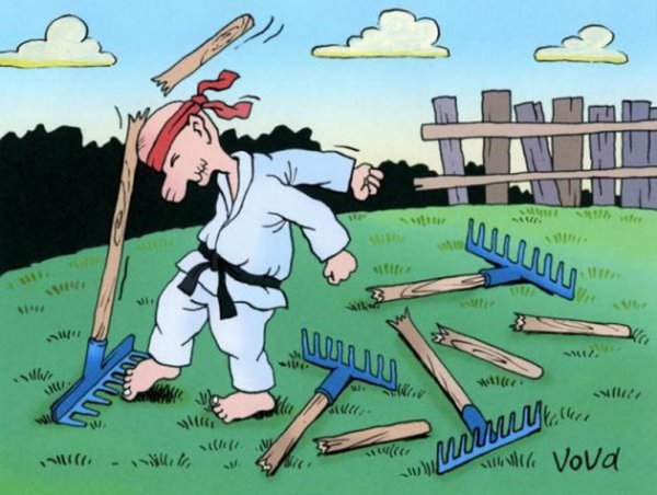 Наступить на грабли