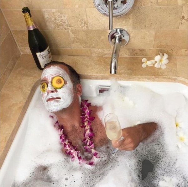 В ванной смешное