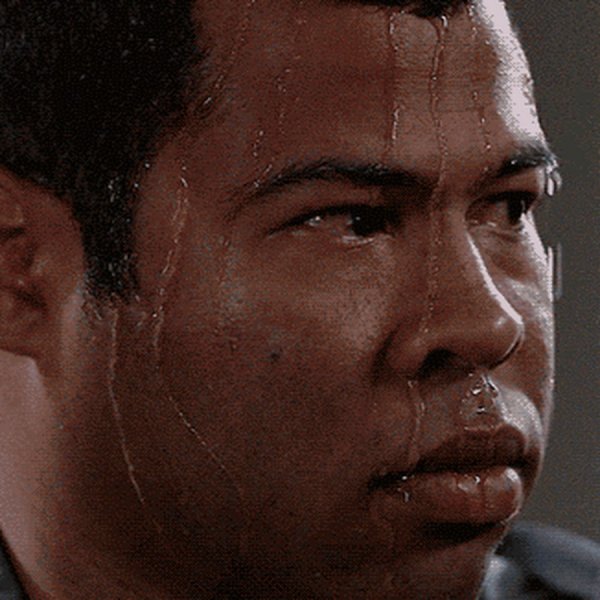 Негр с потом