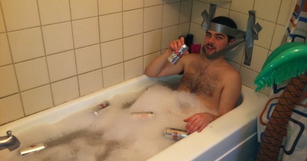 Ужик в ванной