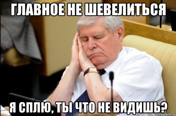 Мем главное не шевелиться