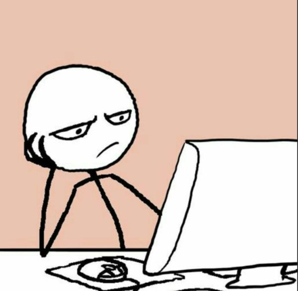 Мемы чел сидит за компом