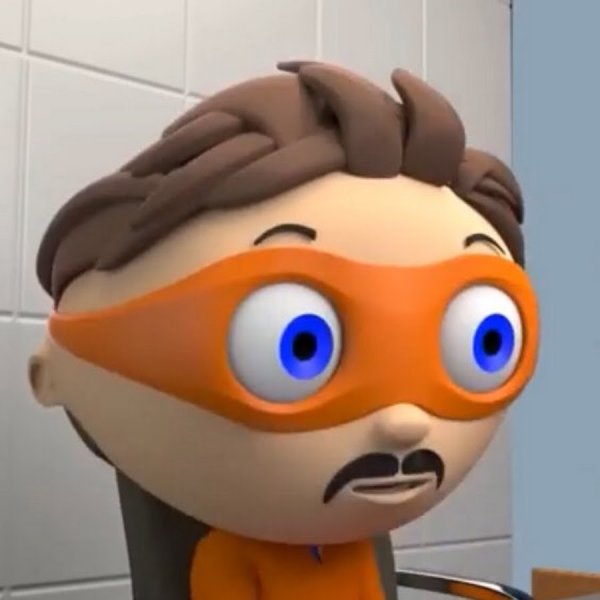 Да Мем с мужиком в оранжевой маске