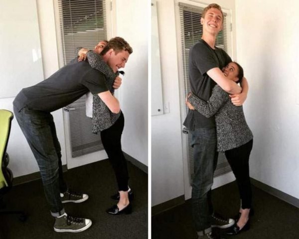 Невысокий человек