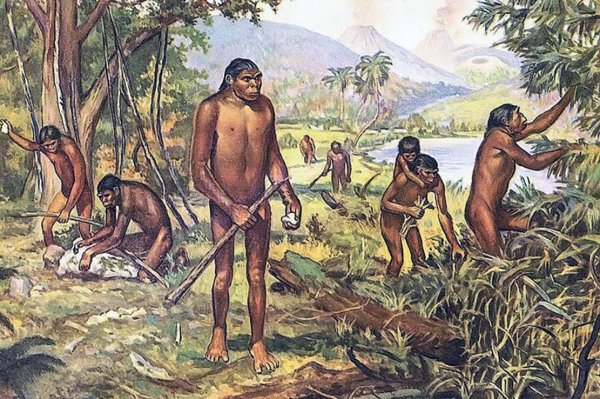 Первобытные люди на шашлыках