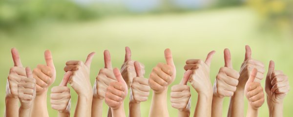 Рука показывает класс