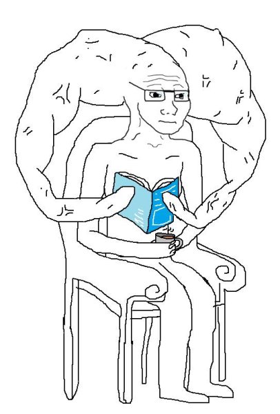 Wojak с большим мозгом