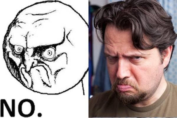 Мемы с серьезным лицом