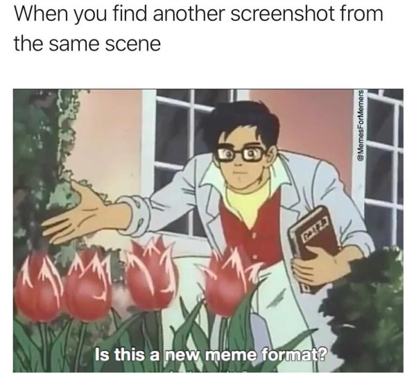 Мем с бабочкой аниме