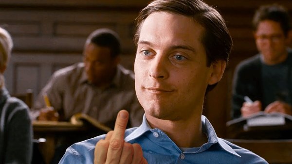 Питер Паркер Тоби Магуайр Мем