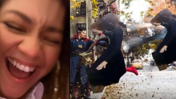 Зендая Мем с поцелуем