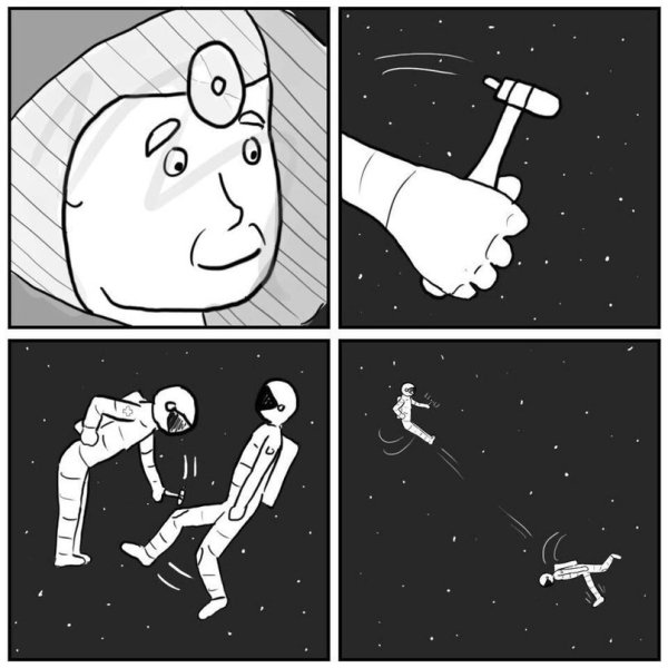 Мемы про космос комиксы