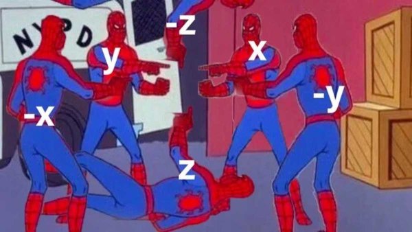 Пять человеков пауков Мем