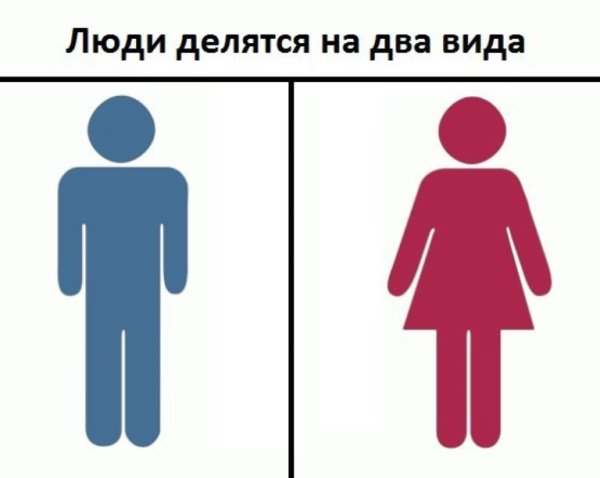 Есть два типа людей Мем