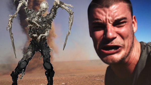 Человек в смерче