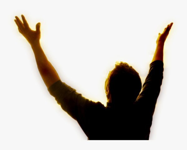 Человек молится