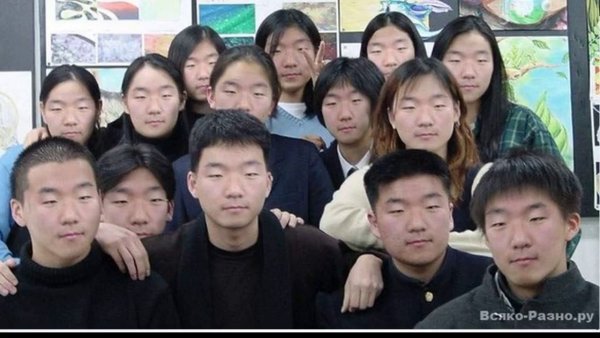 Азиаты на одно лицо