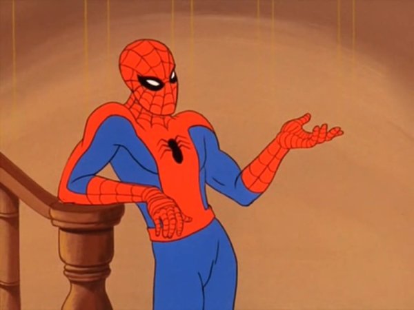 Мем с человеком пауком похуй