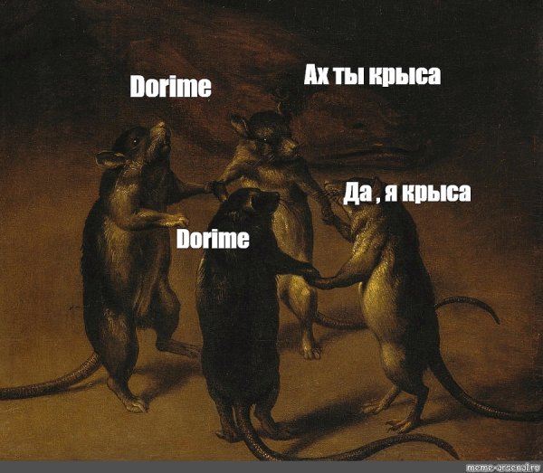Дориме крысы Мем