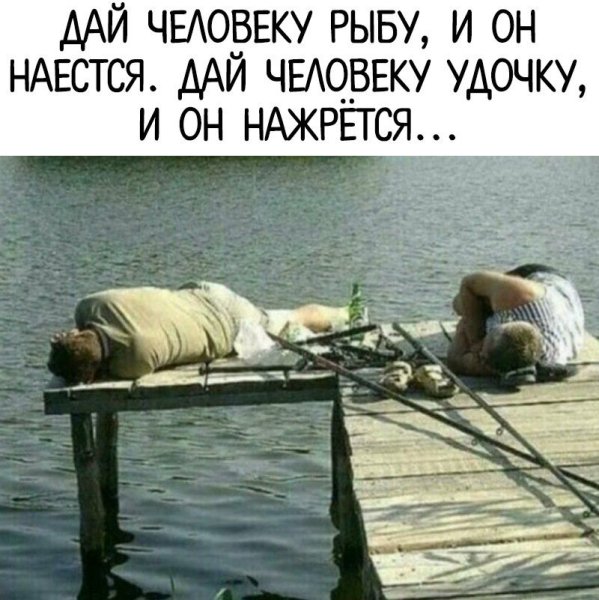 Дай человеку рыбу дай человеку удочку