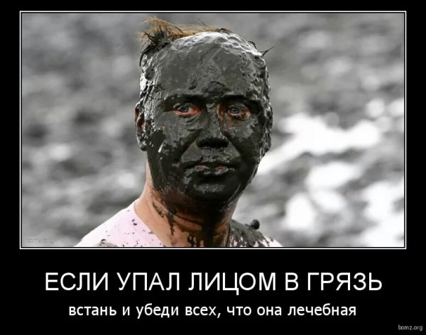 Упал лицом в грязь Встань и убеди