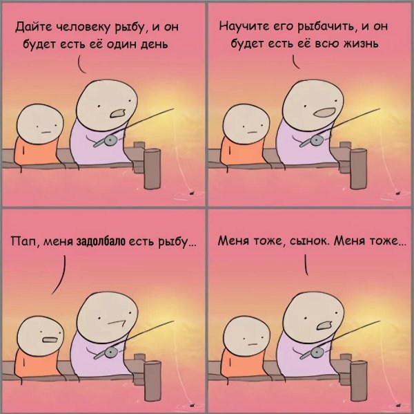 Дай человеку рыбу