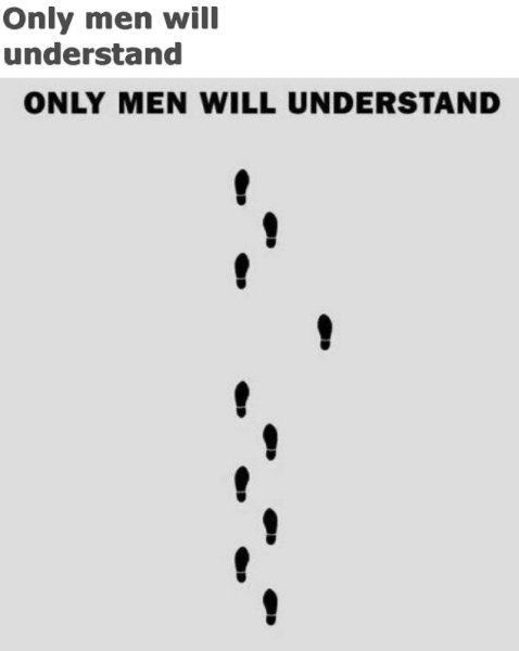 Мемы которые поймут только мужчины