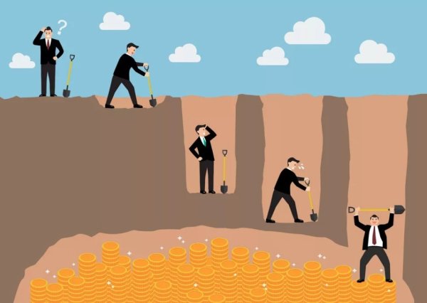 Человек не ДОКОПАЛ до клада