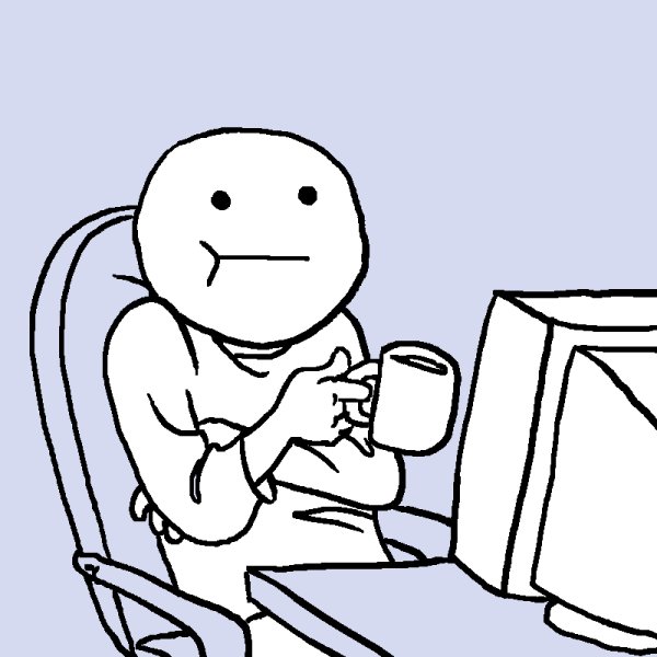 Мем за компом