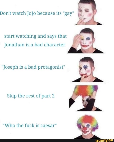 Человек клоун