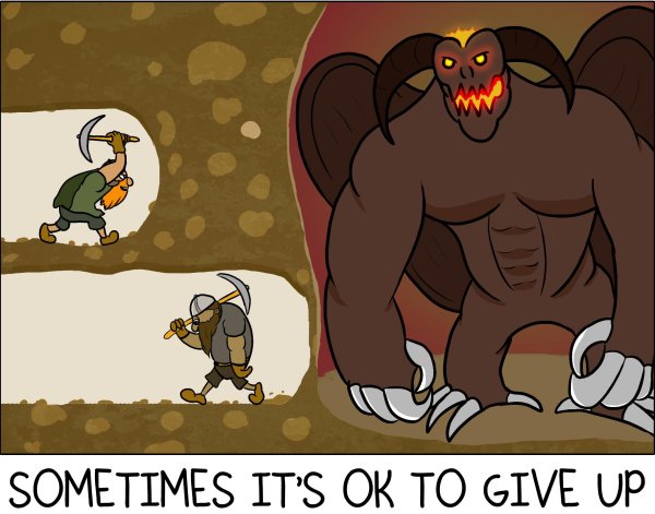 Мем иногда лучше сдавайся