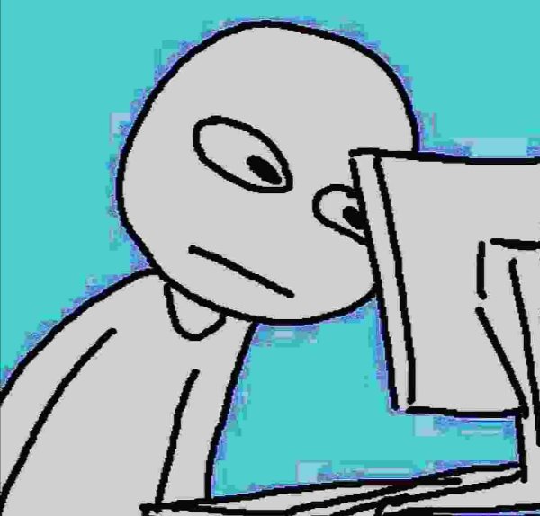 Мемы чел за компьютером