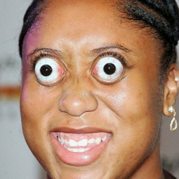 Ким Гудман- самые большие глаза в мире