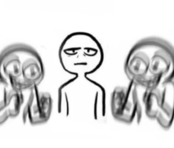 Мемы про дружбу втроем