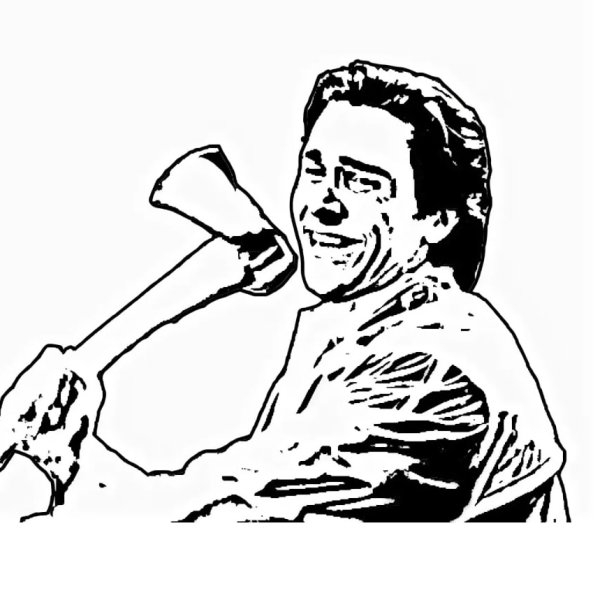 Кристиан Бейл с топором