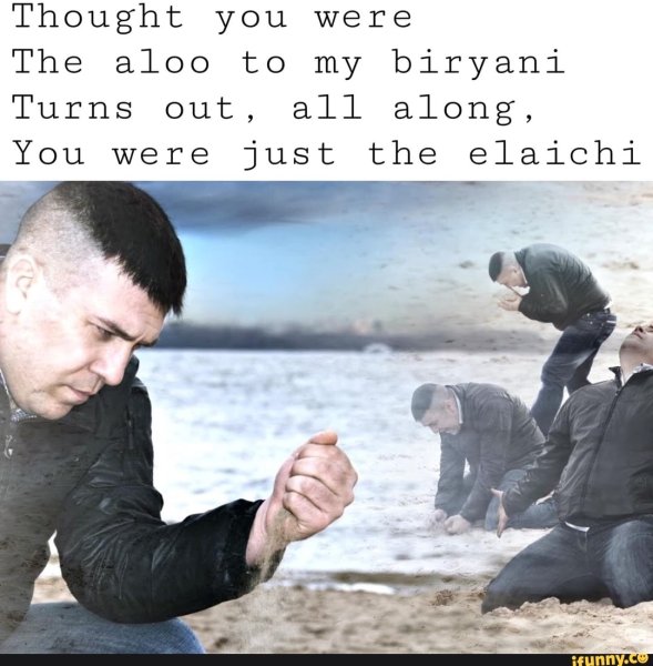 Грустный мужик с песком