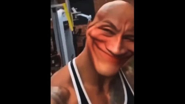 Дуэйн скала Джонсон бровь