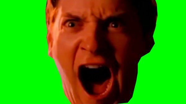 Лицо на хромакее