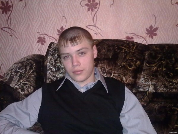 Стрижка с челкой мужская прикол