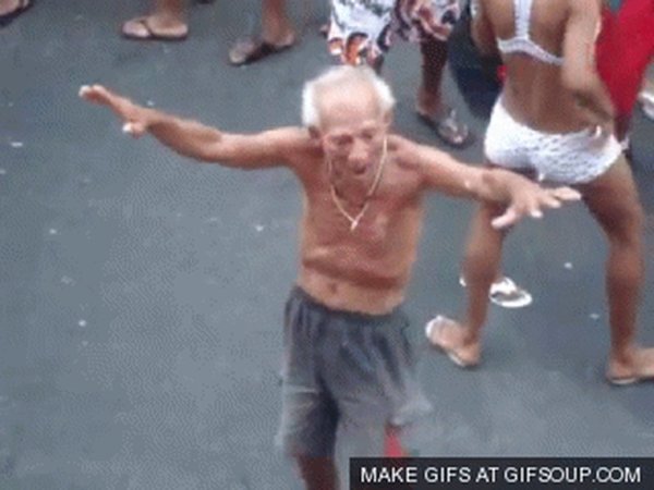 Танцующий старик