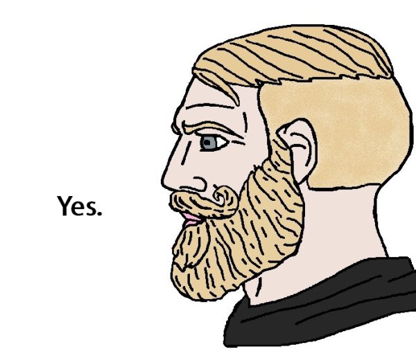 Бородатый мужик Мем