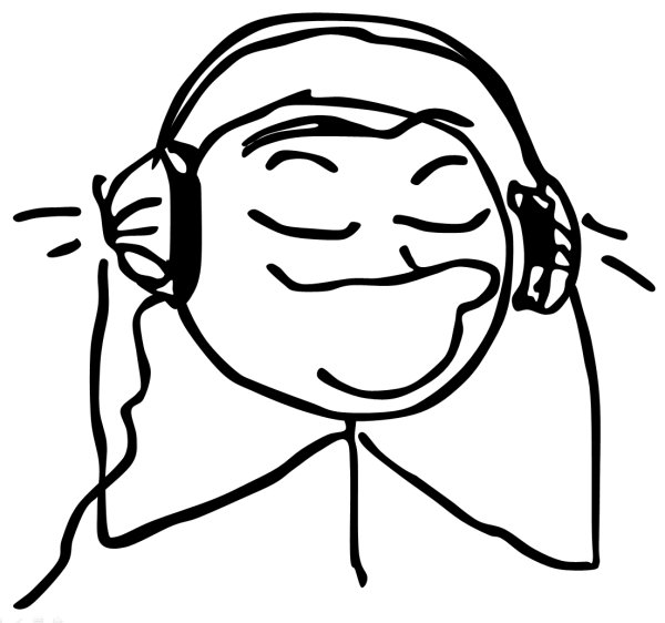 В наушниках Мем