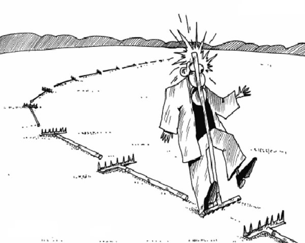 Наступать на одни и те же грабли