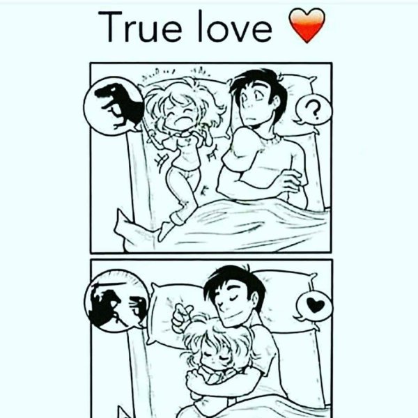 Милые романтичные комиксы