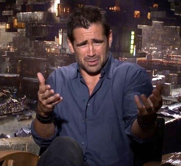 Колин Фаррелл удивляется