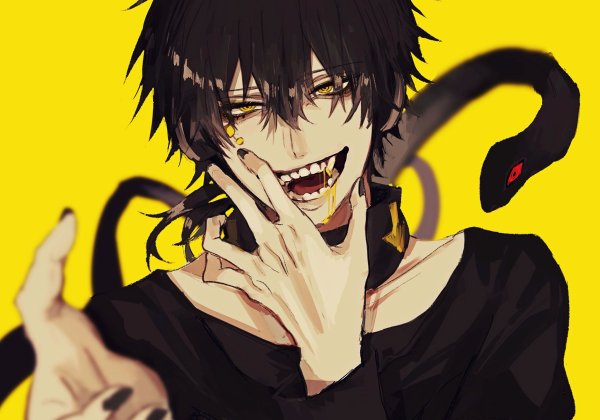 Аниме парни с ухмылкой