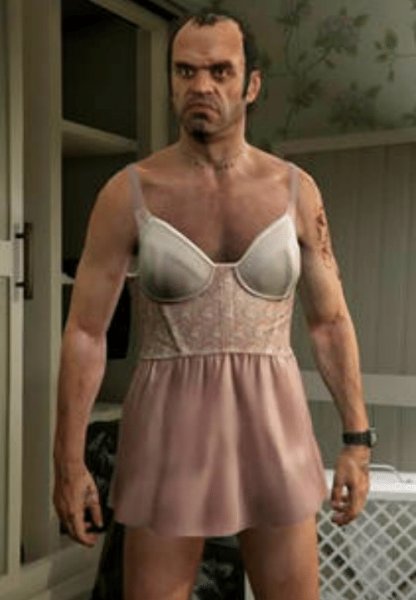 Тревор в платье GTA 5