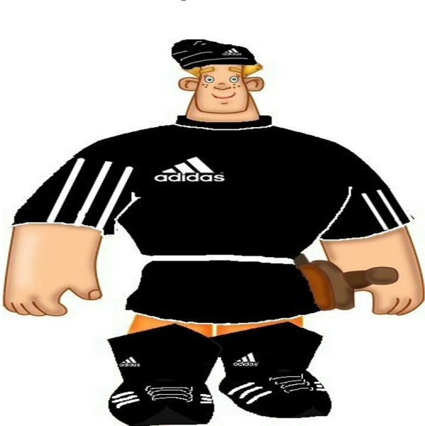 Алеша Попович в адидасе