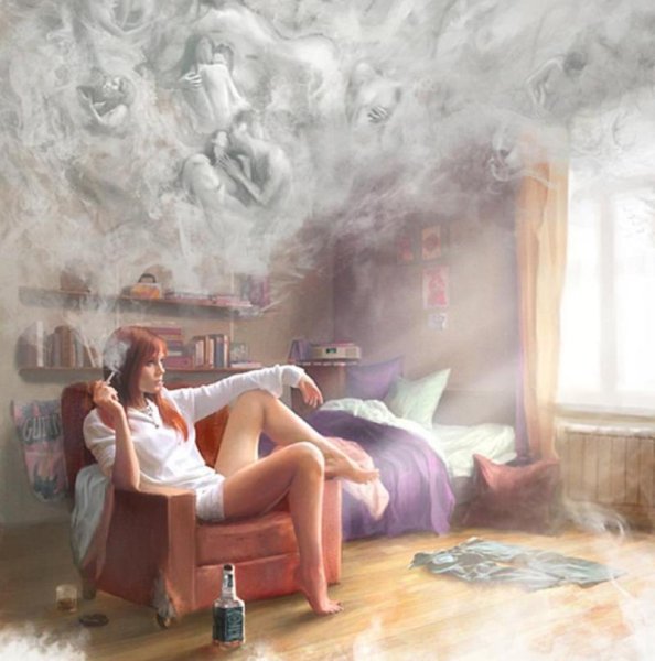 Мысли парня и девушки