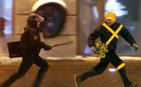 Бежит от полиции